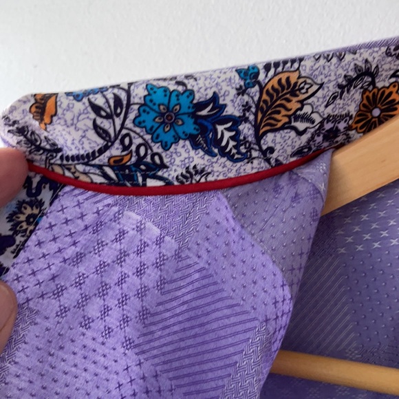 7 Downie St Violet Men’s Dress Shirt - Picture 4 of 5